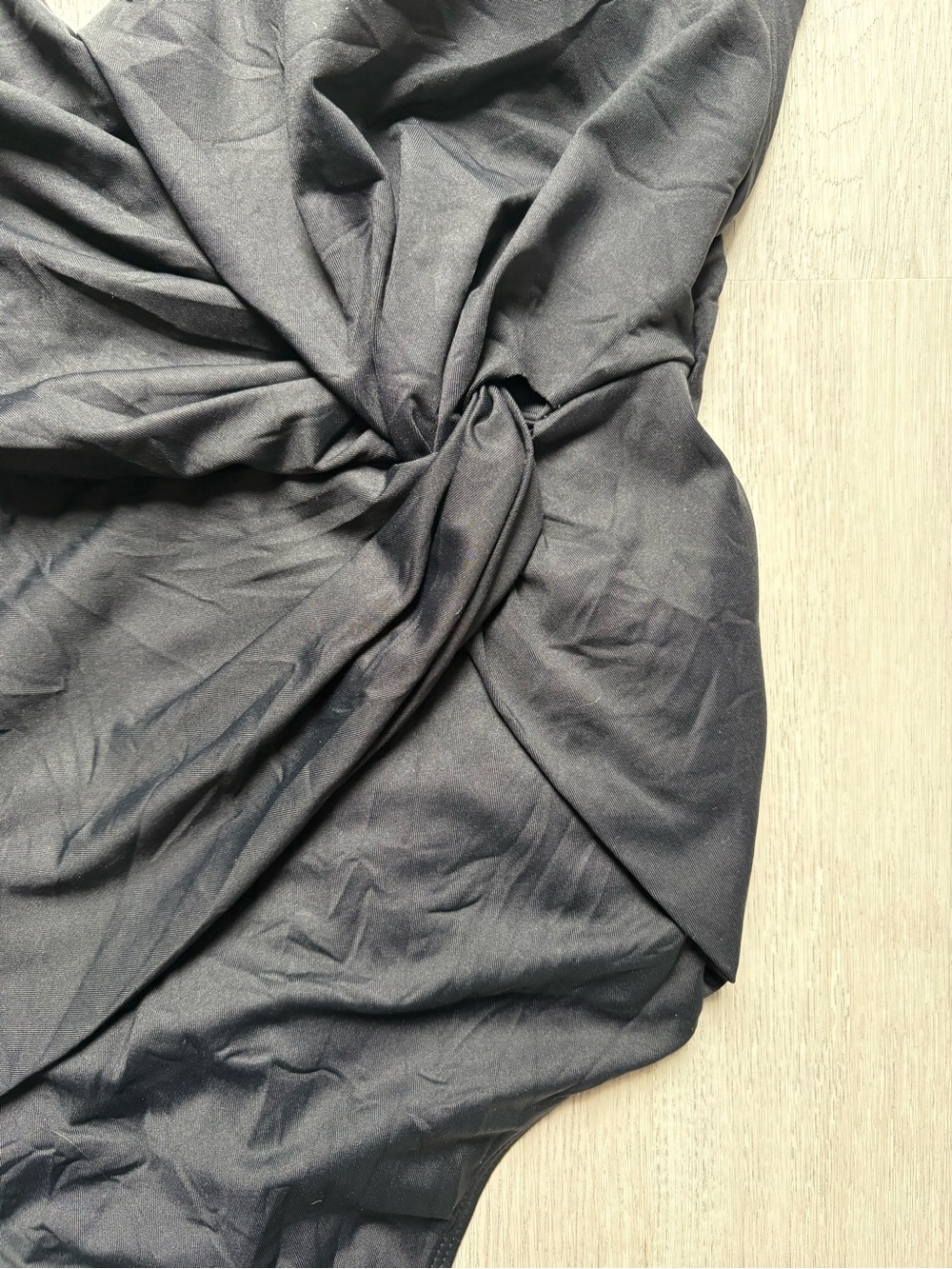 Summersalt Black Twist-Front One-Piece Swimsuit Size 4 - Picture 2 of 11
